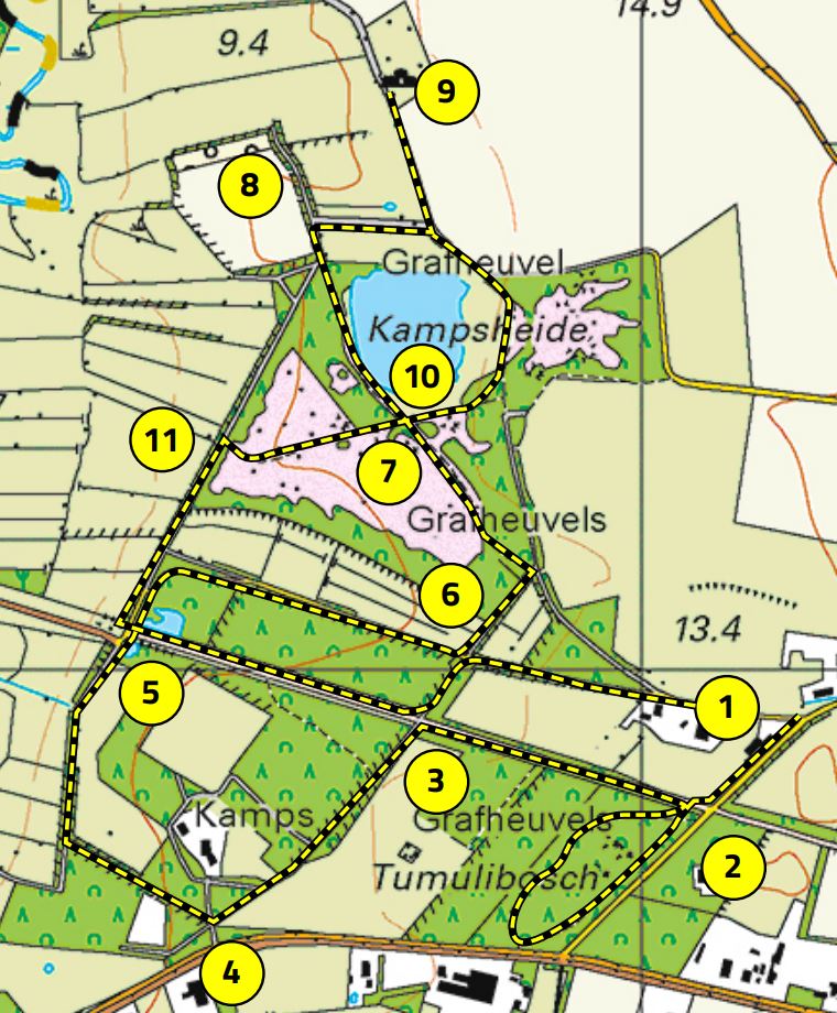 Wandelroute Kampsheide (Drents Landschap)